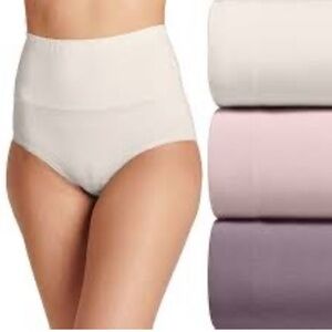 Women’s Jockey Skimmies 360 Smoothing 3 Pack Brief Panties SZ M NWOT